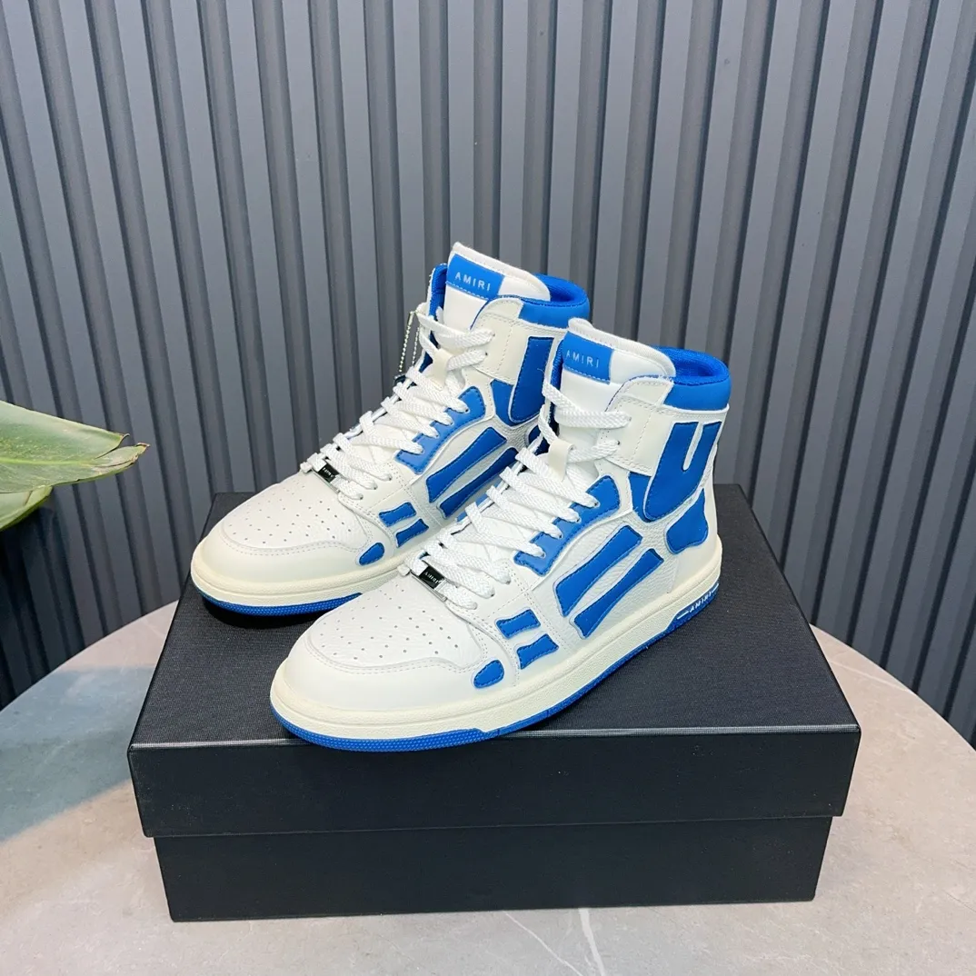 Men's shoes💰620💰 AMIRI AMIRI trendy brand hot sale🔥 Available all year round✅Couples💑 Official website synchronization Imported fabrics 1⃣️ratio 1⃣️Re-engraved, original factory special original sole, 35-45 (38.45. Non-refundable)